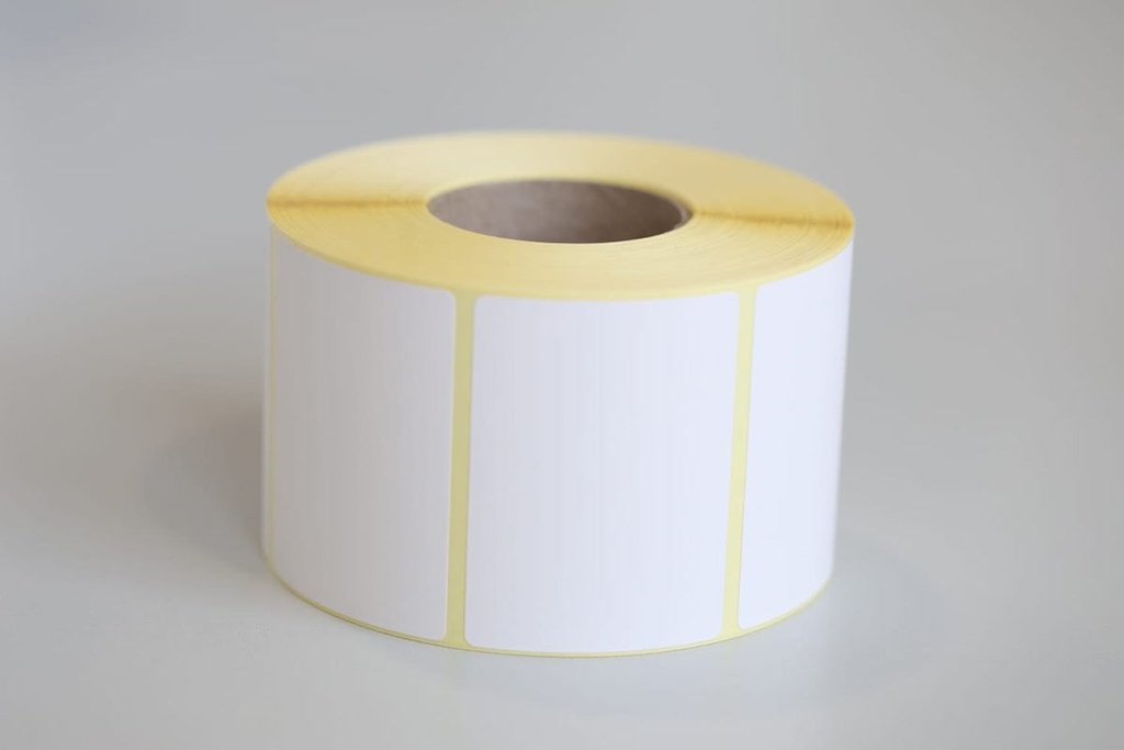 ETIKETE u roli 100x80 fi40 1/1000 TTR Vellum (Bijela)